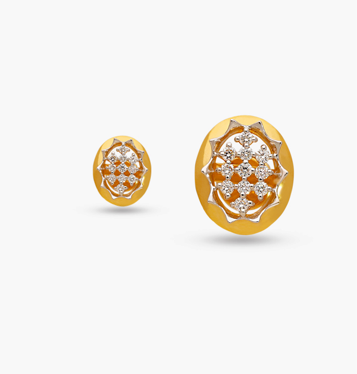 The Sparkling Ovate Earring